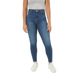 American Eagle Curvy Highest Rise Blue Denim Skinny Jeans Jegging